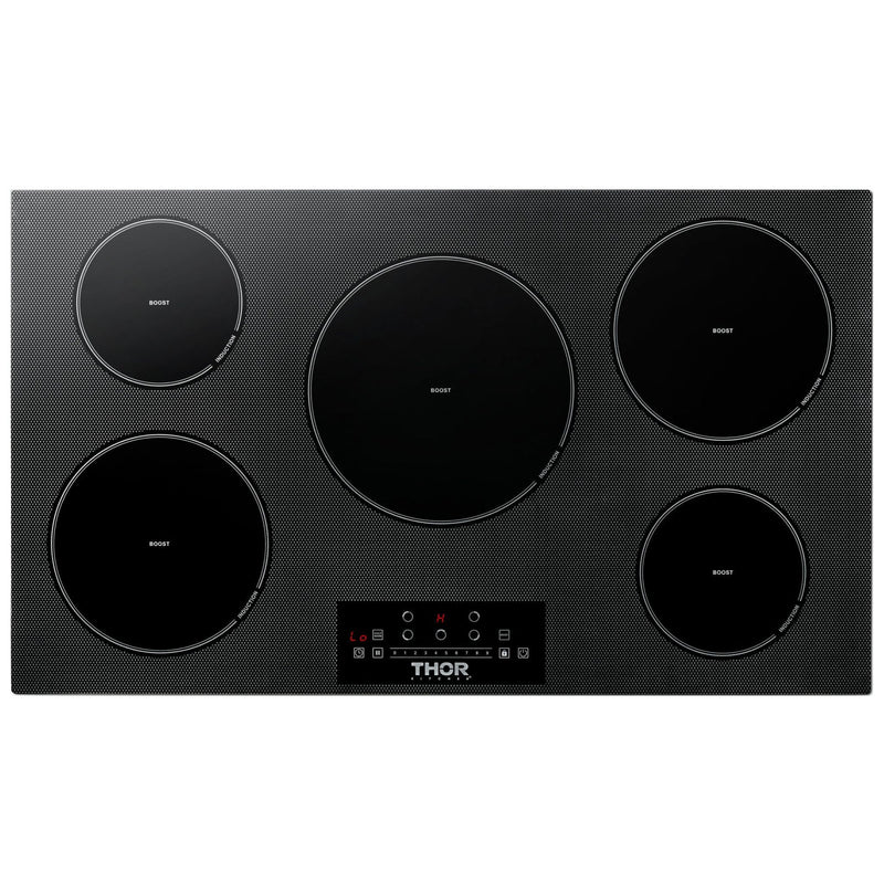 Thor Kitchen - 36 Inch Built-In Induction Cooktop with 5 Elements - TIH36