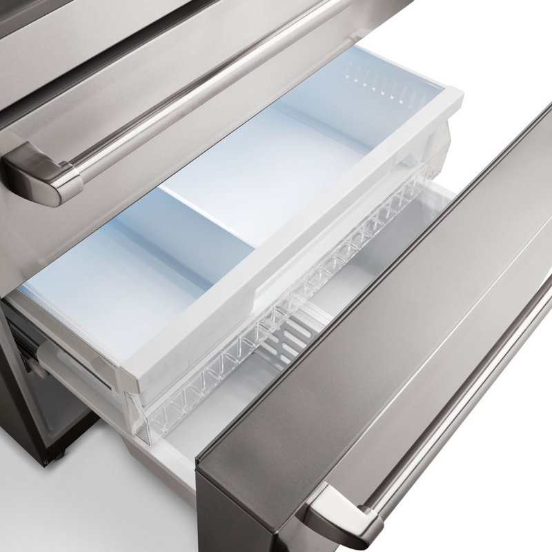 Thor Kitchen - 36 In. Counter Depth Refrigerator in Stainless Steel with Water Dispenser, Ice Maker - TRF3601FD