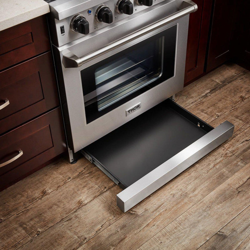 Thor Kitchen - 36 in. 6.0 Cu. Ft Propane Gas Range in Stainless Steel - LRG3601ULP