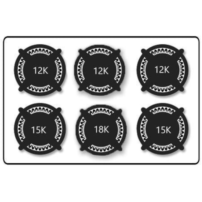 Thor Kitchen - 36 Inch. Liquid Propane Gas Cooktop in Stainless Steel with 6 Burners - HRT3618ULP