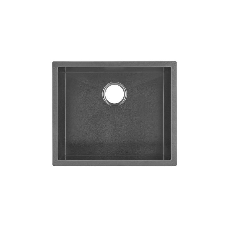 Swiss Madison Tourner 21 x 18 Stainless Steel, Single Basin, Undermount Kitchen Sink,Black - SM-KU707B