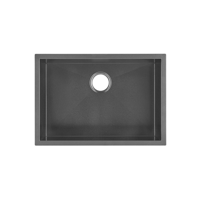 Swiss Madison Tourner 26 x 18 Stainless Steel, Single Basin, Undermount Kitchen Sink, Black - SM-KU708B