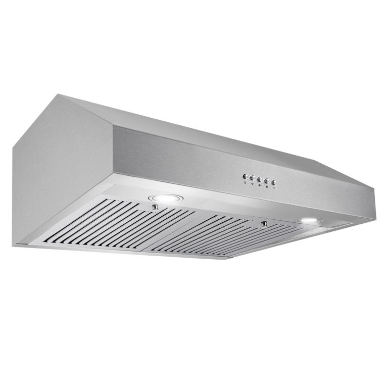 Cosmo 30" Stainless Steel Under Cabinet Range Hood with Dishwasher Safe Permanent Filters UC30