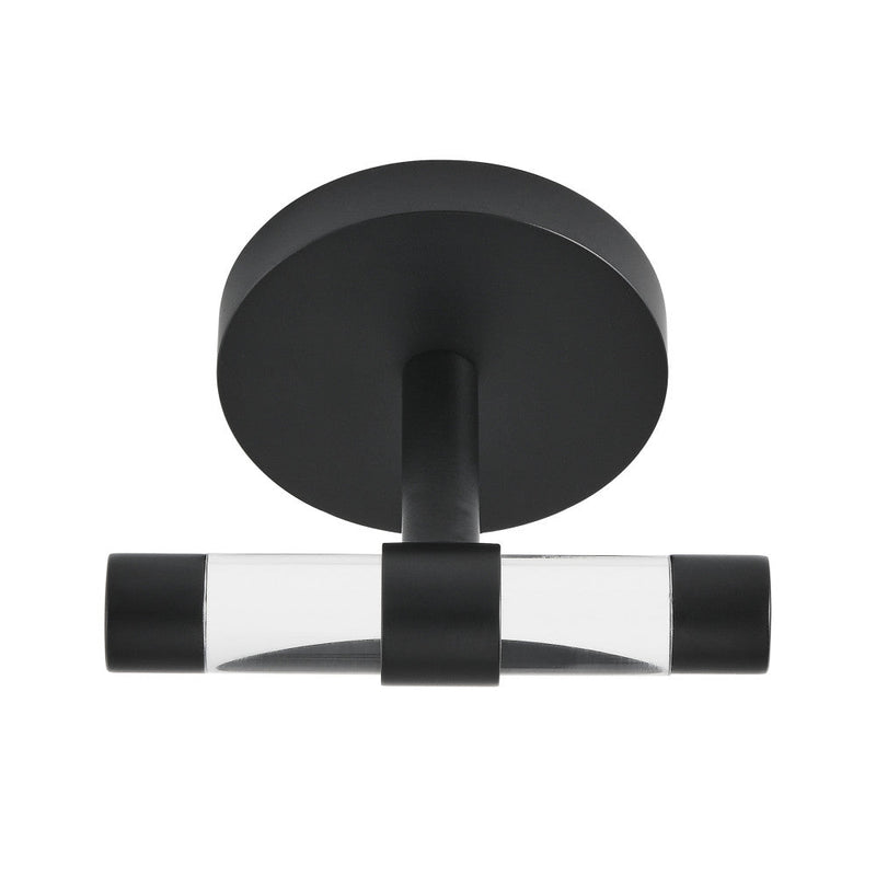 Swiss Madison Verre Acrylic Robe Hook in Matte Black - SM-ARH10MB