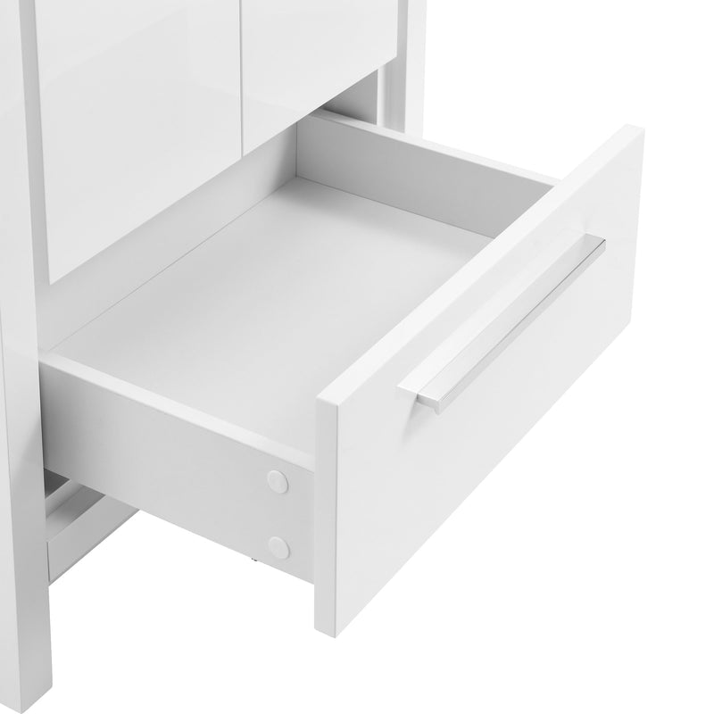 Swiss Madison Virage 24" Freestanding, Bathroom Vanity in Glossy White - SM-BV730W