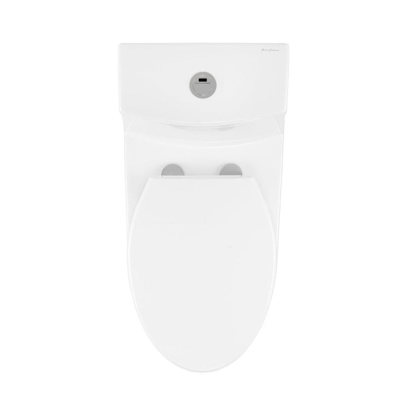 Swiss Madison Virage One Piece Elongated Toilet with Touchless Retrofit Dual Flush 1.1/1.6 gpf - SM-1TK118