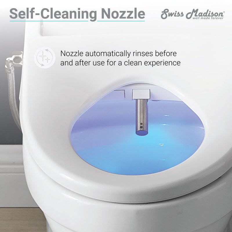 Swiss Madison Virage One-Piece Toilet with Vivante Smart Seat 1.1/1.6 gpf - SM-ST018