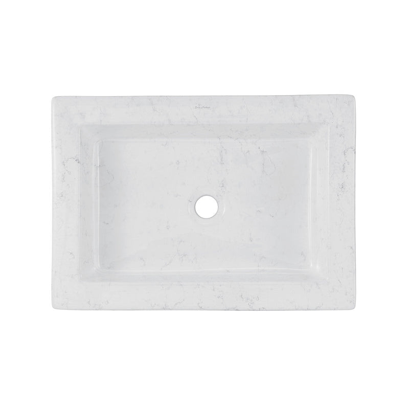 Swiss Madison Voltaire 22" Ceramic Vessel Bathroom Sink in Static White - SM-VSM282W2