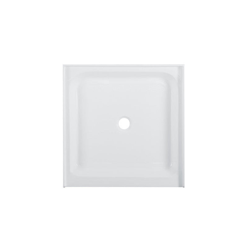 Swiss Madison Voltaire 36" x 36" Acrylic White, Single-Threshold, Center Drain, Shower Base - SM-SB511