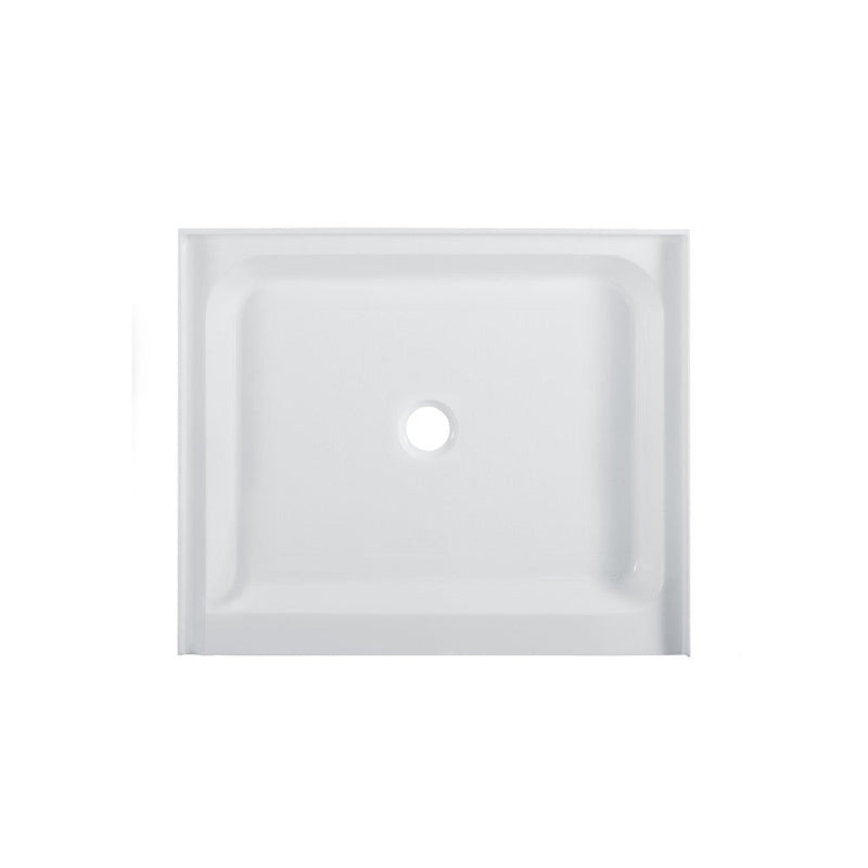 Swiss Madison Voltaire 42" x 36" Acrylic White, Single-Threshold, Center Drain, Shower Base - SM-SB522