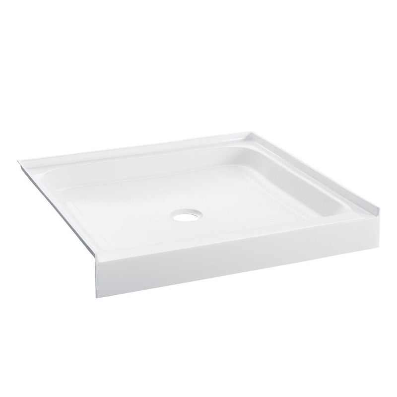 Swiss Madison Voltaire 42" x 42" Acrylic White, Single-Threshold, Center Drain, Shower Base - SM-SB535
