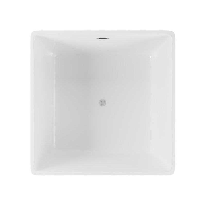 Swiss Madison Voltaire 47" Square Freestanding Bathtub - SM-FB581