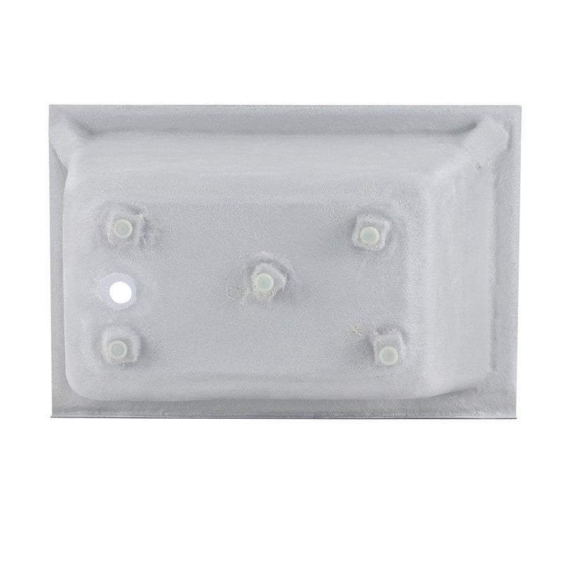 Swiss Madison Voltaire 48" x 32" Left-Hand Drain Alcove Bathtub in Matte Black - SM-DB561MB