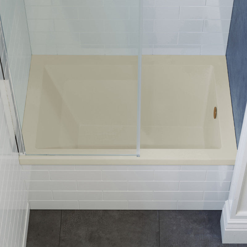 Swiss Madison Voltaire 48" x 32" Right-Hand Drain Alcove Bathtub in Bisque - SM-DB562BQ