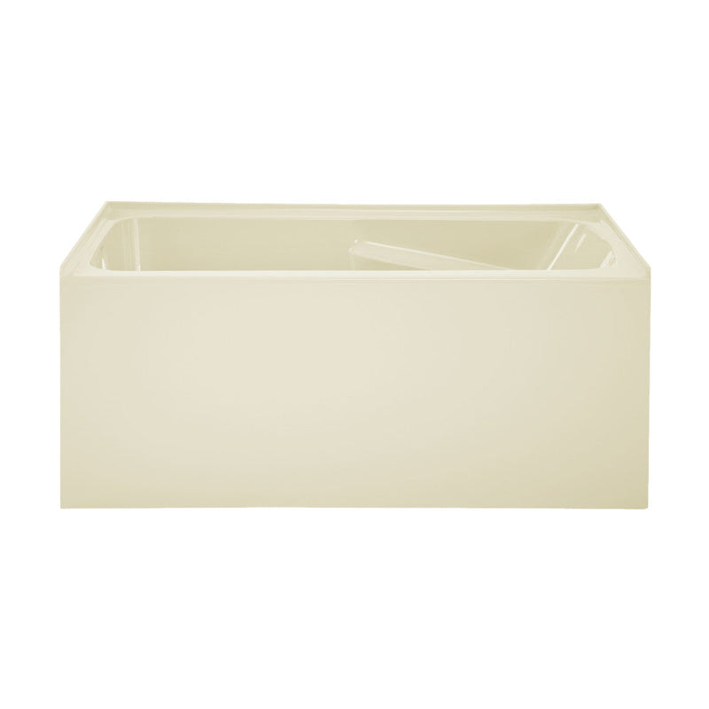 Swiss Madison Voltaire 54" x 30" Left-Hand Drain Alcove Bathtub with Apron in Bisque - SM-AB549BQ