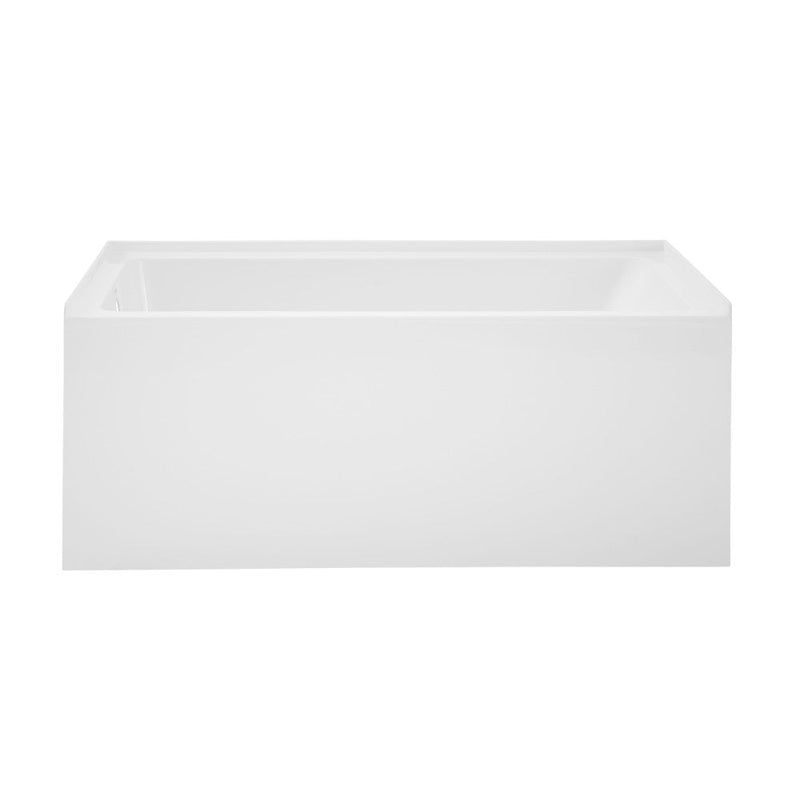 Swiss Madison Voltaire 54" x 30" Left-Hand Drain Alcove Bathtub with Apron - SM-AB557