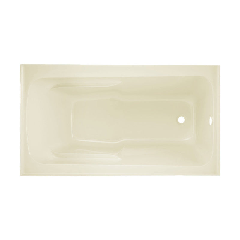 Swiss Madison Voltaire 54" x 30" Right-Hand Drain Alcove Bathtub with Apron in Bisque - SM-AB550BQ