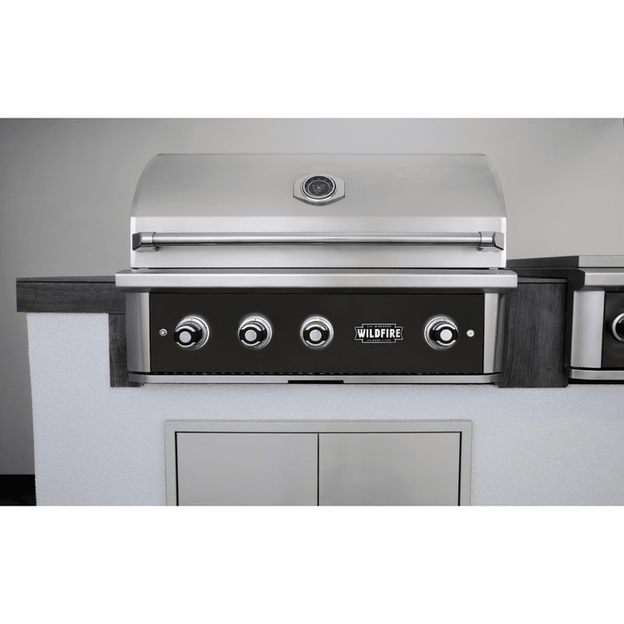 Wildfire THE RANCH PRO 36" GAS GRILL BLACK 304 SS WF-PRO36G-RH-LP